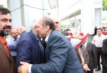 گزارش تصویری از استقبال دانشگاهیان و مردم شاهرود  از پروفسور علی اکبر جلالی  در دانشگاه صنعتی شاهرود